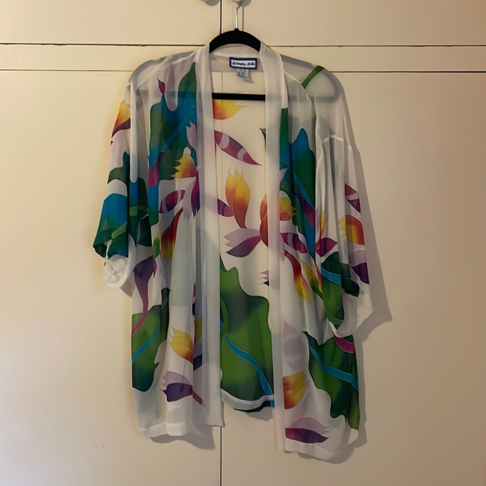 Silk cover up